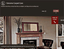 Tablet Screenshot of extremecarpetcare.com